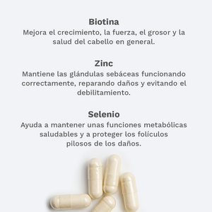 Cápsulas Crecimiento Capilar - Tratamiento para 3 meses
